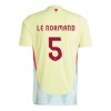 Maglia ufficiale Spagna Robin Le Normand 5 Trasferta Euro 2024 per Uomo